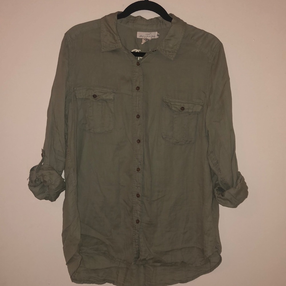 Green Button Top | H&M
